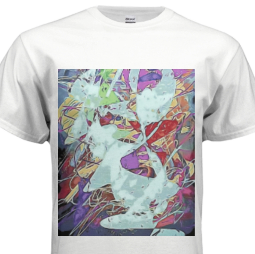 Abstract Art Design T-Shirt Gildan Brand New XL